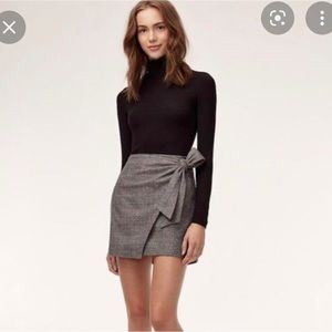 Aritzia Wilfred Wrap-Front Skirt
